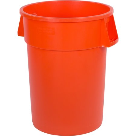 CARLISLE FOODSERVICE Carlisle Bronco 34104424 Waste Container 44 Gallon, Orange - 34104424 34104424